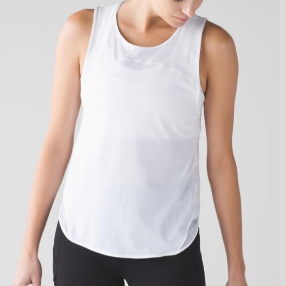 Lululemon | Making Moves Tank | White | size 8 - Picture 3 of 6